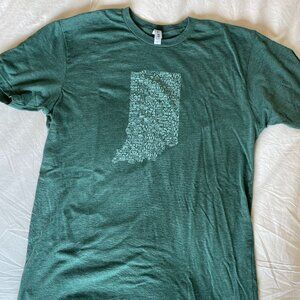 Indiana T-Shirt - Size Large - Green